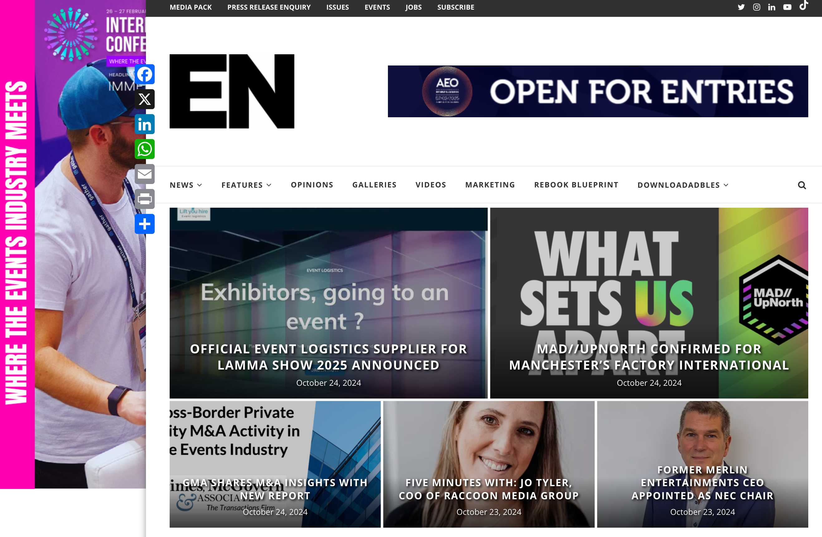 Featured in Exhibition News