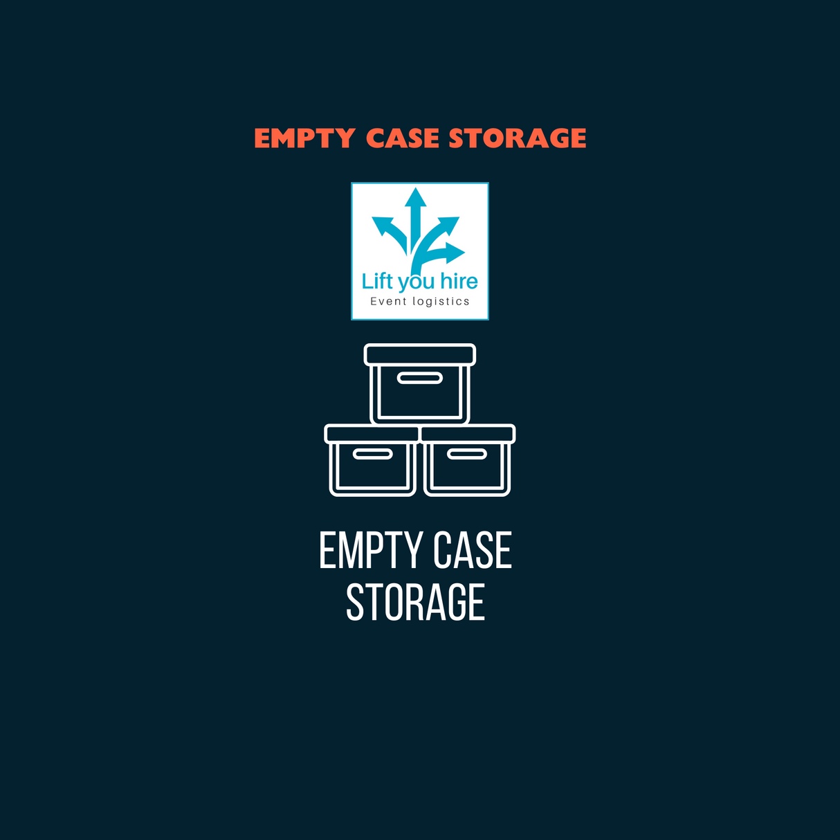 Empty case storage - SEC Glasgow