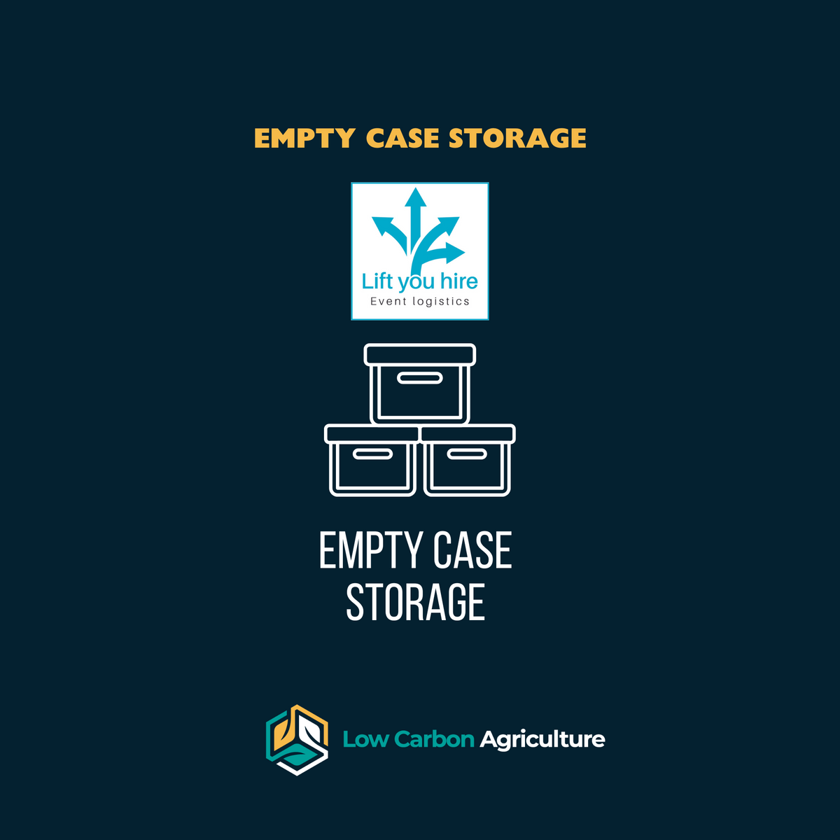 Empty case storage - LCA 2025 – Lift you hire