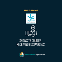 Showsite courier receiving box parcels  -  LCA 2025