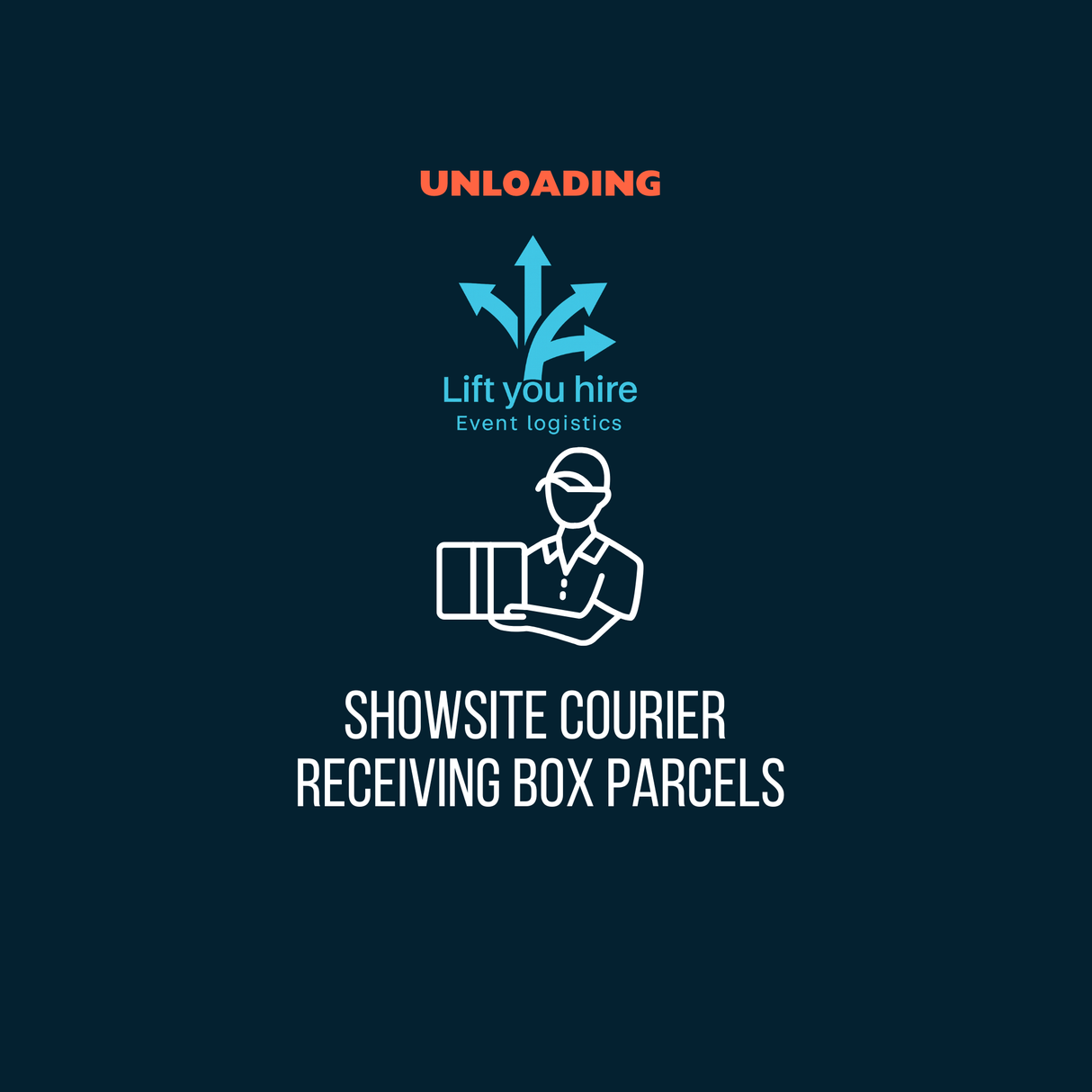 Showsite courier receiving box parcels  - LAMMA 2027