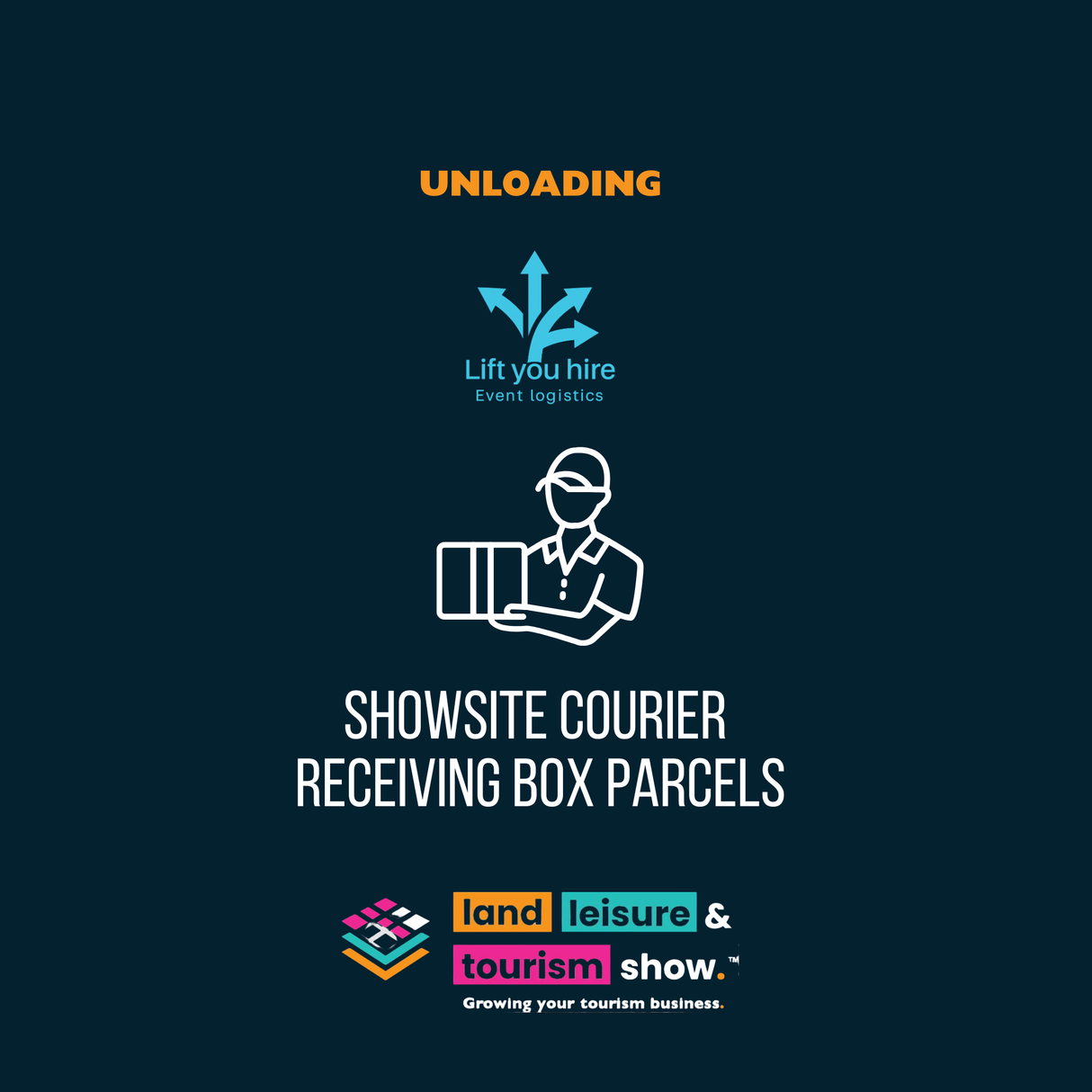 Showsite courier receiving box parcels  -  LLT 2026