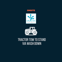 Tractor tow - Early park up & wash down - LAMMA 2026