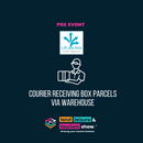 Courier receiving box parcels via warehouse - LLT 2025