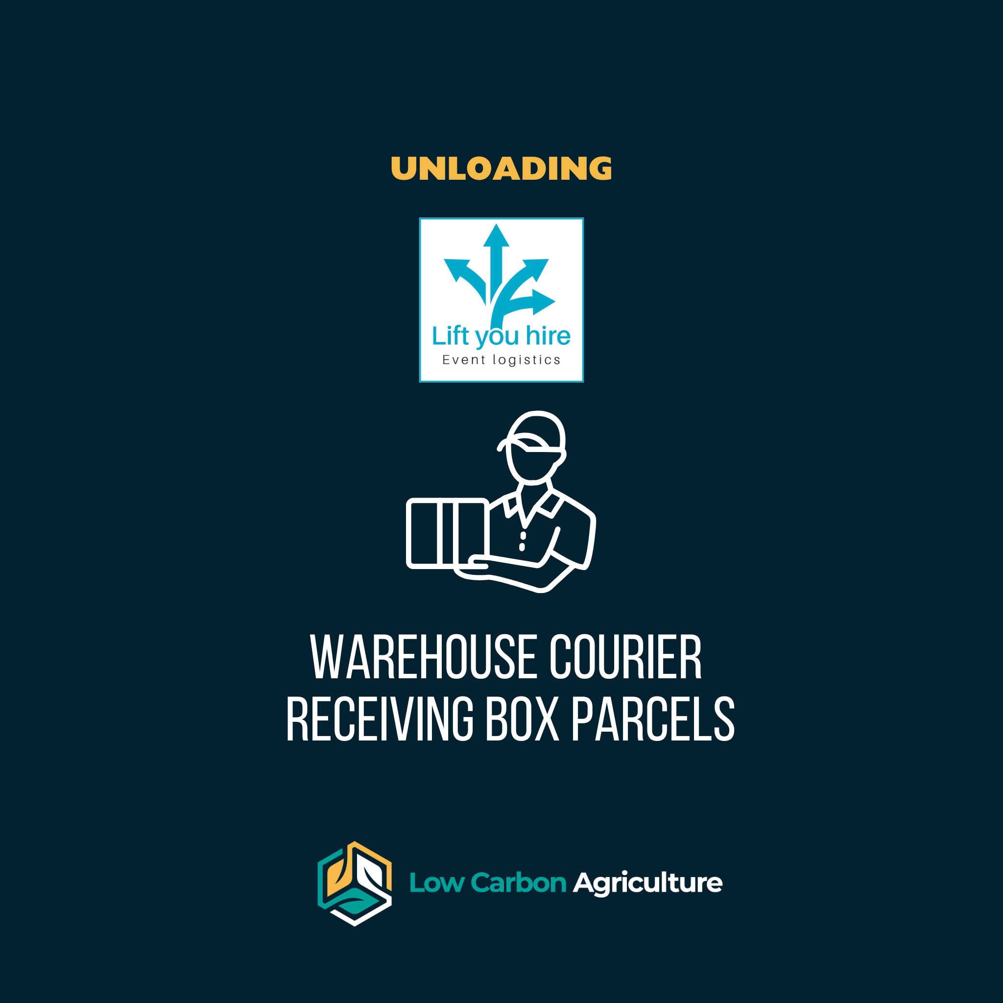 Warehouse courier receiving box Parcels - LCA 2025
