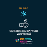 Courier receiving box parcels via warehouse - LLT 2026